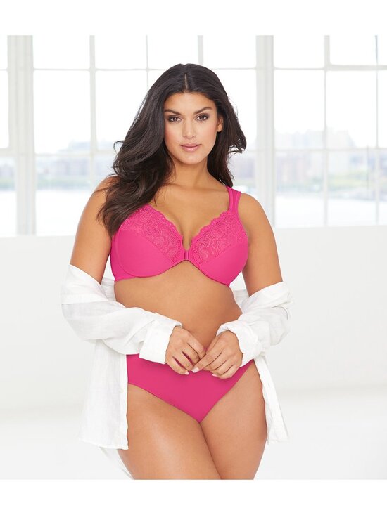 Glamorise Other - H Cup Bras 42H 44H 46H 48H Hot! Pink Underwire Wonderwire Front-Close Front-Hook